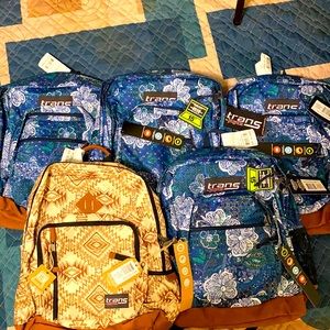Trans by Jansport brand new book bags with tags.